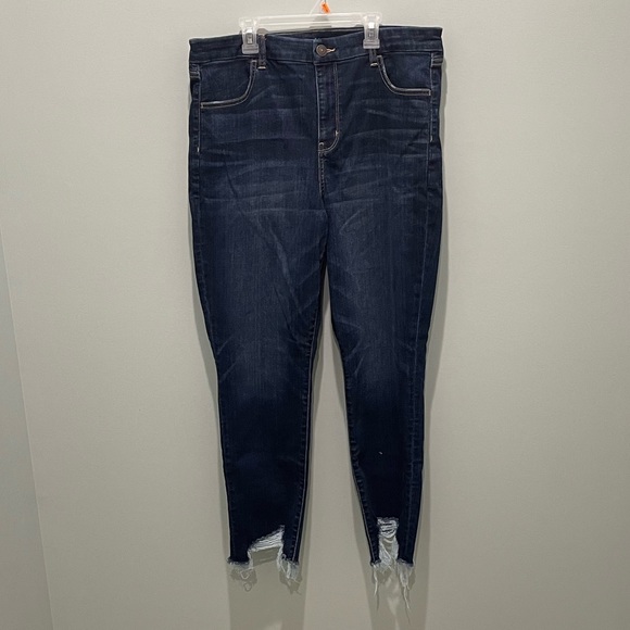 womens american eagle jeans size 16 long - Picture 1 of 10
